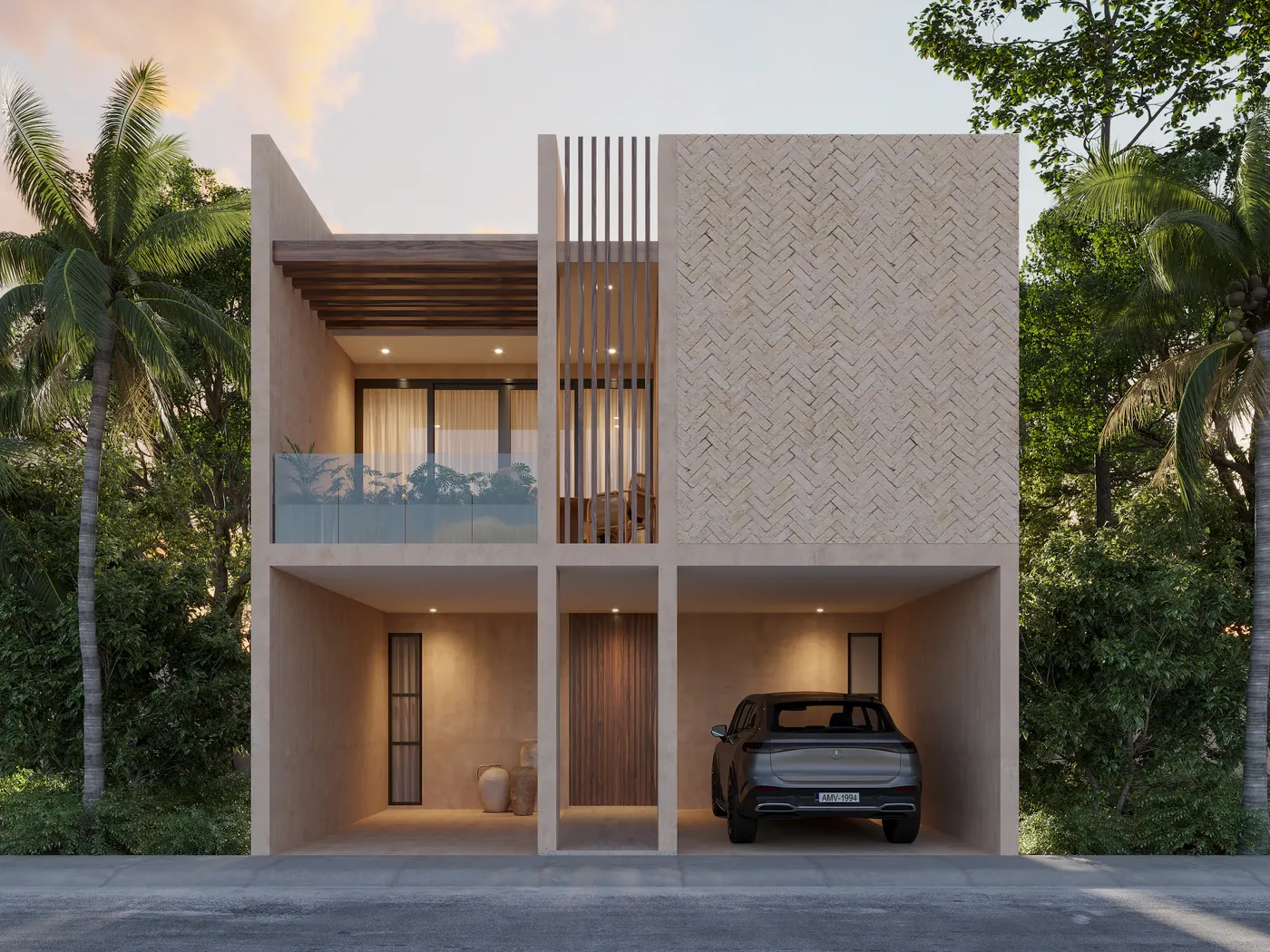 VILLAS ACCRA Tulum - Render principal en Tulum